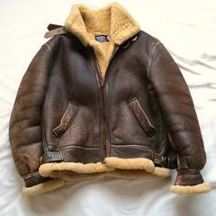 ヴィンテージ USA製 US SHEEP SKINフライトジャケット ムートン B‐3 M