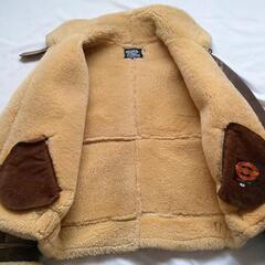 ヴィンテージ USA製 US SHEEP SKINフライトジャケット ムートン B‐3 M