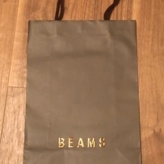 BEAMS ビームス ショップ紙袋 ショッパー2枚 色違い