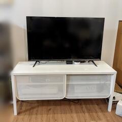 IKEAテレビ台nittorpホワイト