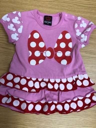 美品ベビードールxミニーちゃんコラボのワンピース70女の子 Junko 巌根の家具の中古あげます 譲ります ジモティーで不用品の処分