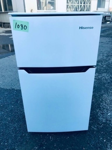 ②✨2018年製✨1080番 Hisense✨2ドア冷凍冷蔵庫✨HR-B95A‼️