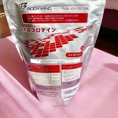 【ネット決済】ボディウイング 大豆プロテイン ストロベリー 飲み...