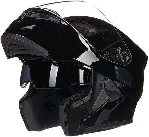 【商談中】XXXL（６５～６６cm）オートバイ　システムヘルメット（フルフェイス・ジェット両用）マットブラック　未使用品