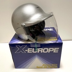 X-EUROPE ヘルメット シルバー フリーサイズ　pscマー...