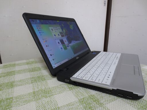 中古/15型/ノートPC/Win10/Office/新品SSD128GB/4GB/FMV/MS Office2019
