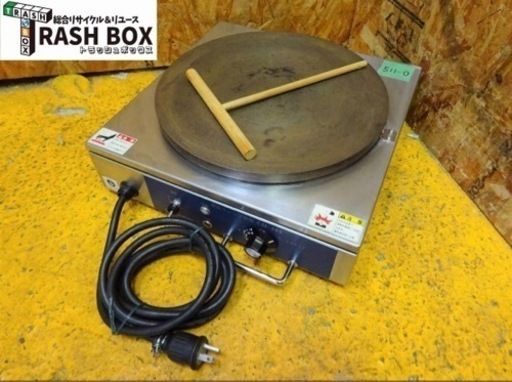 (511-0) ニチワ 電気クレープ機器 CM-360 2012年製 W410D410H135 100V 業務用 中古 厨房 飲食店 店舗 屋台 お祭り キッチンカー