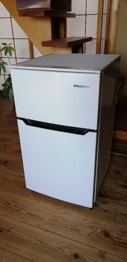 [配達無料][即日配達も可能？]冷凍冷蔵庫　Hisense 93L HR-B95A  美品動作品　2019年製