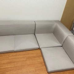 【お取引き決定】日本製 コーナーソファ 3人掛けソファー 