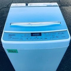 ①✨2018年製✨1221番 Hisense✨全自動電気洗濯機✨