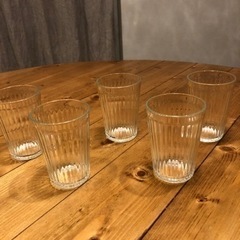 美品　IKEA グラス5個セット