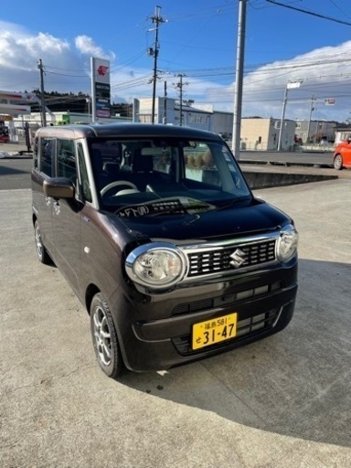 新古車ワゴンrスマイルwagon R Smile 4wd Hybrid S ブラウン ホワイト Imaiami 安達のワゴンｒの中古車 ジモティー