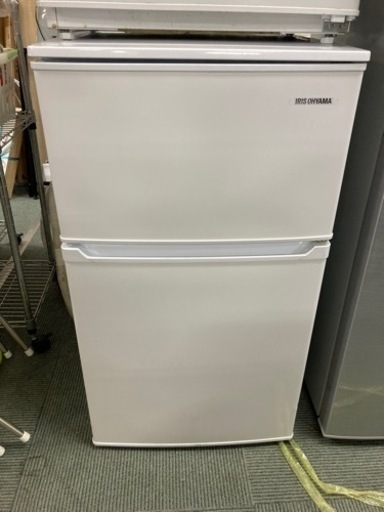 【新価格】アイリスオーヤマ IRIS 冷凍冷蔵庫 IRSD-9B-W 2021年製