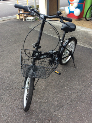 折りたたみ自転車（黒） ENDO