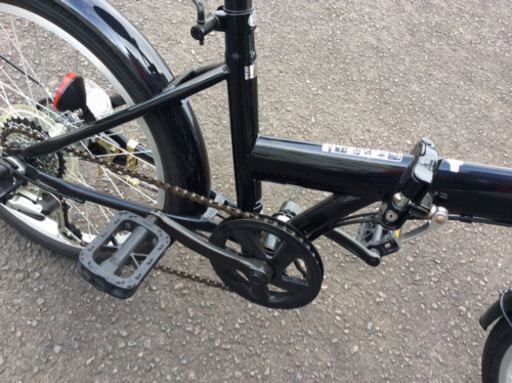 折りたたみ自転車（黒） ENDO