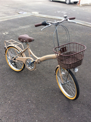折りたたみ自転車  鍵付き  ENDO