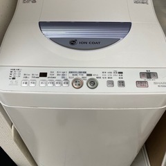 【ネット決済】洗濯機　SHARP ES-TG55L