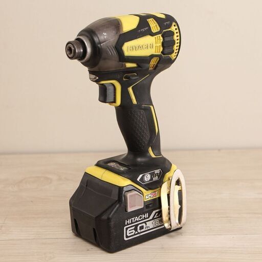 日立工機　コードレスインパクトドライバ　WH18DDL2　イエロー (D4316akxY)