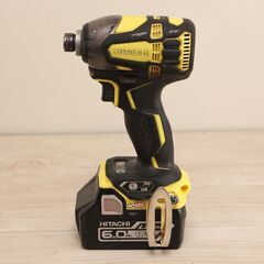 日立工機　コードレスインパクトドライバ　WH18DDL2　イエロー (D4316akxY)