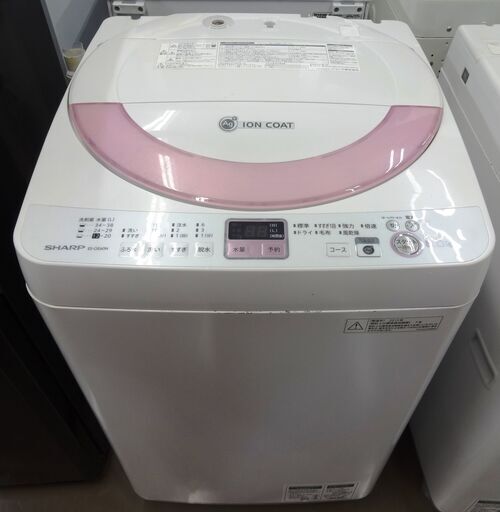 シャープ　洗濯機 ES-GE60N 中古品 6.0kg　2013年製