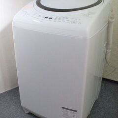 東芝 ZABOON AW-8V7(S)　　タテ型洗濯乾燥機…