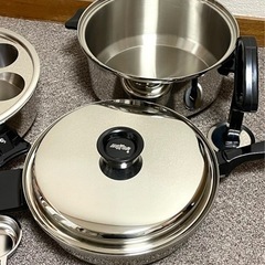 インコア INKOR 5層構造鍋 大フライパン 深型鍋 セット ウイスコ 新品