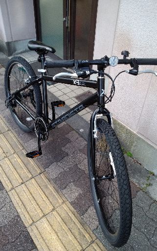 美品☆STRADISTA[ストラディスタ]26吋 MTB アルミ/7speed/マットブラック