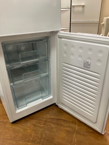 D1*54【ご来店いただける方限定】2ドア冷凍冷蔵庫（アイリスオーヤマ・2021年製・162L）