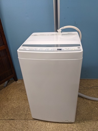 (売約済み)【2021年製】 Haier/ハイアール 4.5kg 全自動洗濯機　ホワイト 単身向け 動作品JW-E45CF