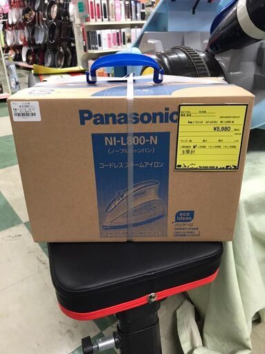 ブランド】 Panasonic - Panasonic NI-L800-N コードレススチーム 