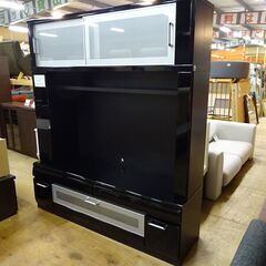 ニトリ　テレビボード　コーラル160BK【愛品倶楽部柏店】 