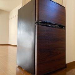 【ネット決済】2ドア　冷蔵庫90L 新品（1月25日までに取りに...