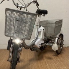 即日受渡❣️ワンワン散歩用に、、走行少ないブリヂストン 電動アシスト三輪68000円 即日受渡❣️ワンワン散歩用に、、走行少ないブリヂストン 電動