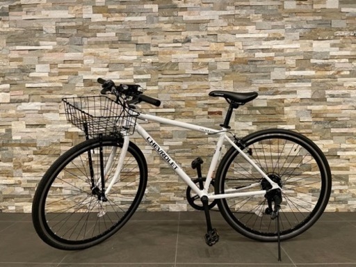 【ほぼ新品】自転車 クロスバイク シボレー 700C 外装6段変速 ※防犯登録済