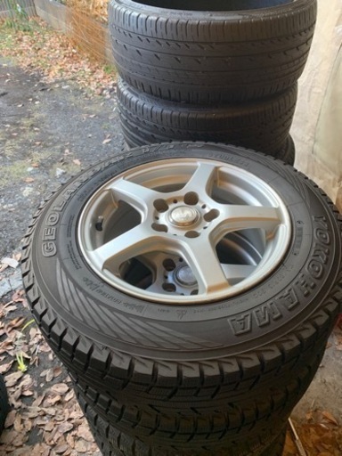 175 80 15スタッドレスホイール4本セット