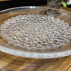 HOYA クリスタル　ガラス大皿