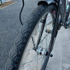 自転車　26インチ　6段変速　後部チャイルドシード付き