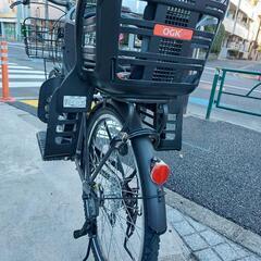 自転車　26インチ　6段変速　後部チャイルドシード付き