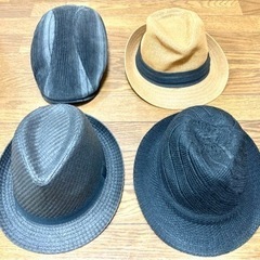【ネット決済・配送可】帽子4点セット