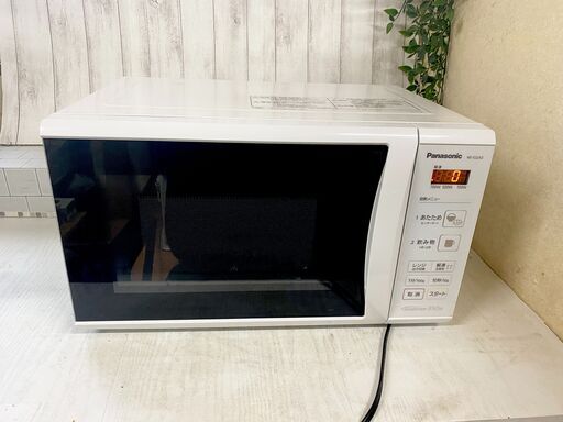 (売約済み)Panasonic パナソニック 電子レンジ NE-E22A2-W 2019年製 単機能 ターンテーブル式