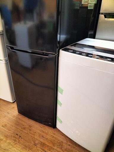 只今、商談中となっております。新生活応援家電セット！！No２ハイアール　JR-N130A 2ドア冷凍冷蔵庫 130L ブラック 2020年 製・ハイアール JW-C45D 全自動洗濯機　4.5Kg 2019年製 2点セット！！
