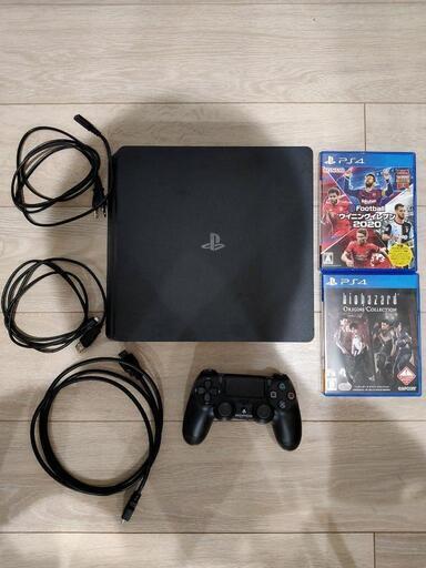 【引き取り予定者決定】PS4 500GB （ソフト2つ付き）