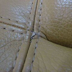 浜本工芸　本革2人掛けリビングチェア　L-3100【愛品倶楽部柏店】 