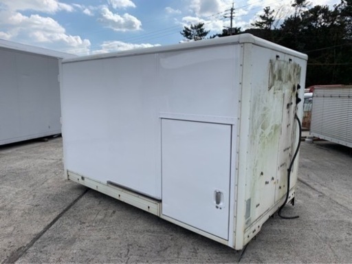 No.572 アルミバン 2 t 車 アルミ 箱 バイク 倉庫 トラック コンテナ