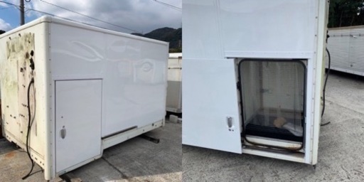 No.570 アルミバン 2t 車 アルミ 箱 バイク 倉庫 トラック コンテナ 