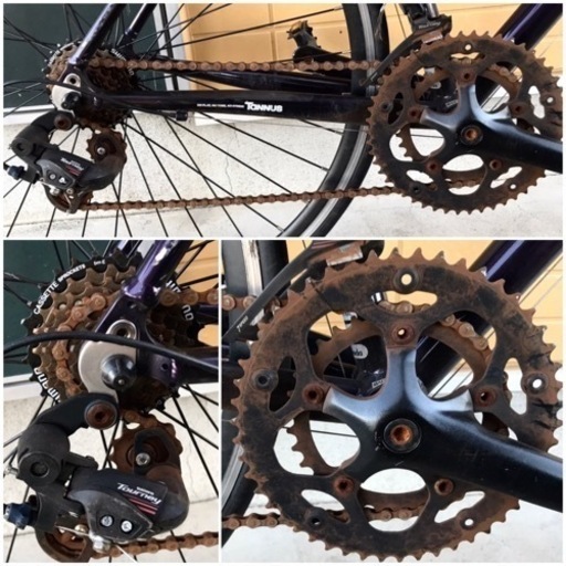 HEADロードバイク軽量アルミ700×23Cノーパンクタイヤ自転車クロスバイク