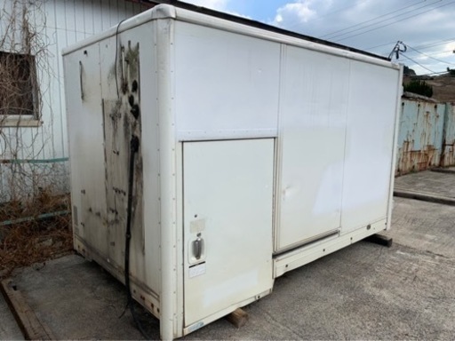 No.571 アルミバン 2t 車 アルミ 箱 バイク 倉庫 トラック コンテナ