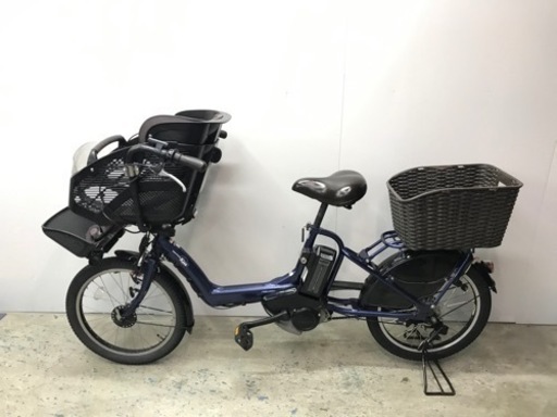 良好！買い物カゴ付き　子供乗せ電動自転車　ヤマハパスキッス　格安