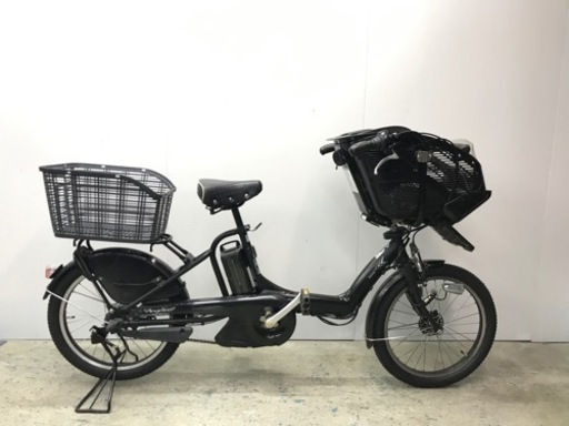 良好！ブリヂストン製子供乗せ電動自転車　買い物カゴ付き　元気なバッテリー