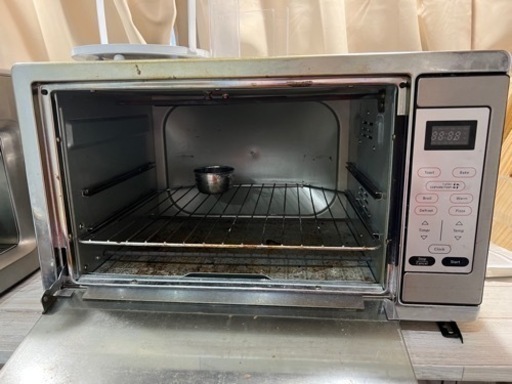 コンベクションオーブン オスター 大型 大きい Oster Extra Large Capacity Countertop 6-Slice Digital Convection Toaster Oven, Stainless Steel, TSSTTVDGXL-SHP 家電